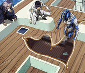 sticky fingers unzipping the boat
